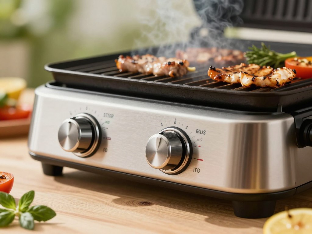 Elektrogrill Temperatureinstellung