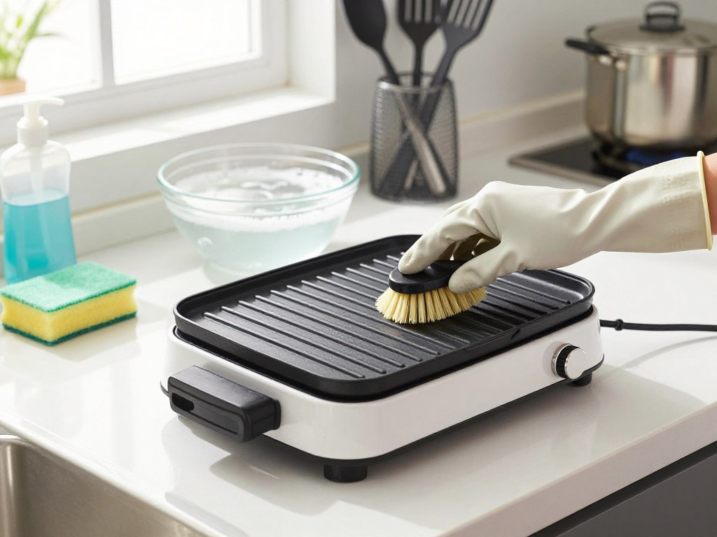 Elektrogrill reinigen und pflegen