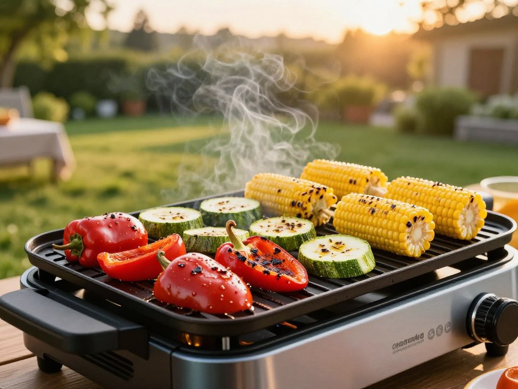 Grillgemüse auf Elektrogrill