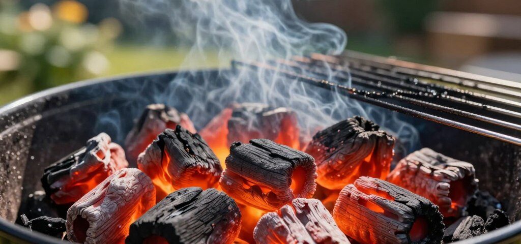 Grillkohle Menge richtig bemessen