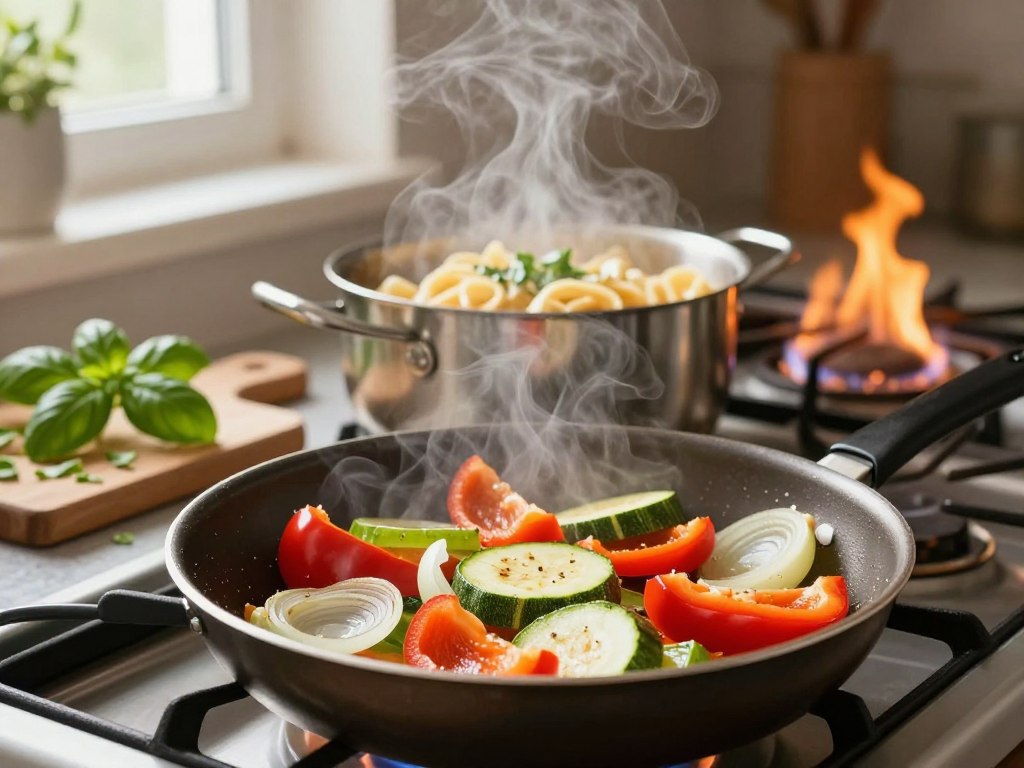 Hitzeeinwirkung auf Lebensmittel