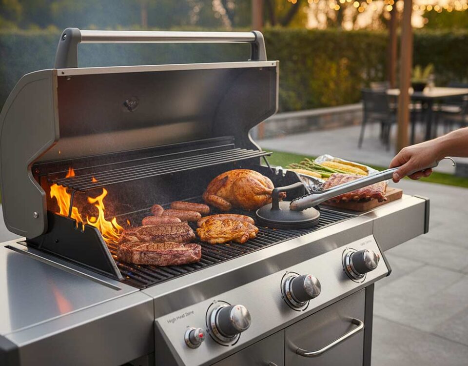 Temperaturzonen auf dem Gasgrill nutzen