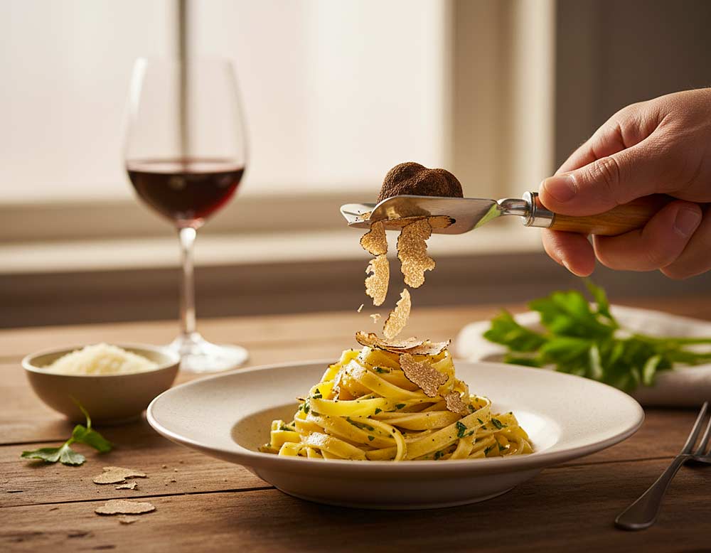 Trüffelhobel für kleine Gerichte Trüffelhobel für kleine Gerichte
