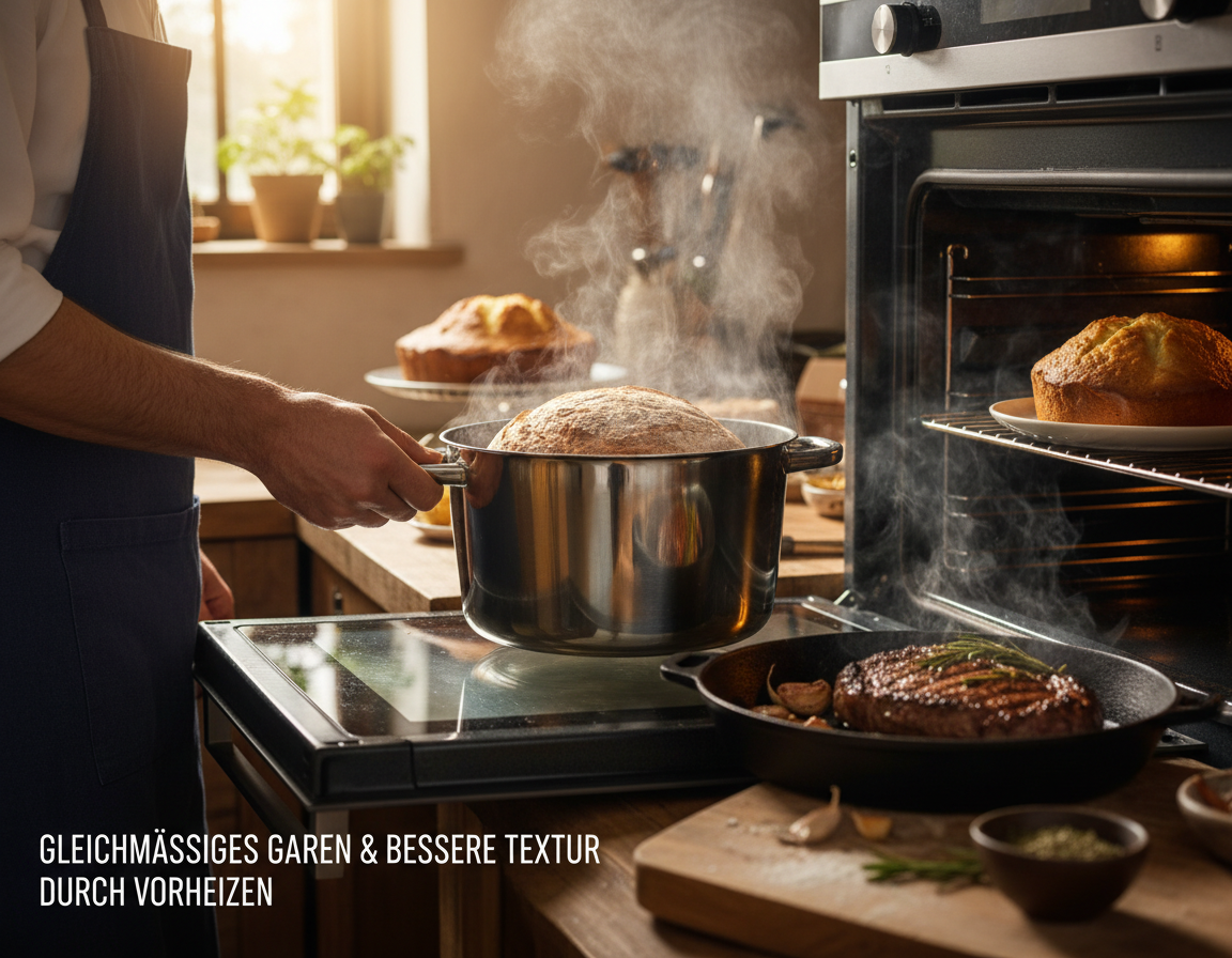 Warum Vorheizen beim Kochen oft wichtig ist Warum Vorheizen beim Kochen oft wichtig ist