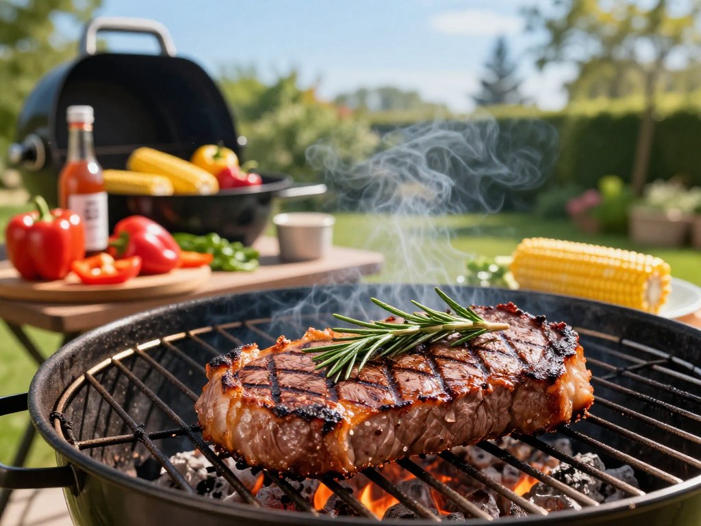 Grillmethoden für Entrecôte