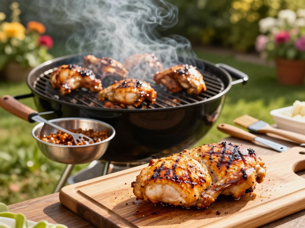 Hähnchen Grillmethoden