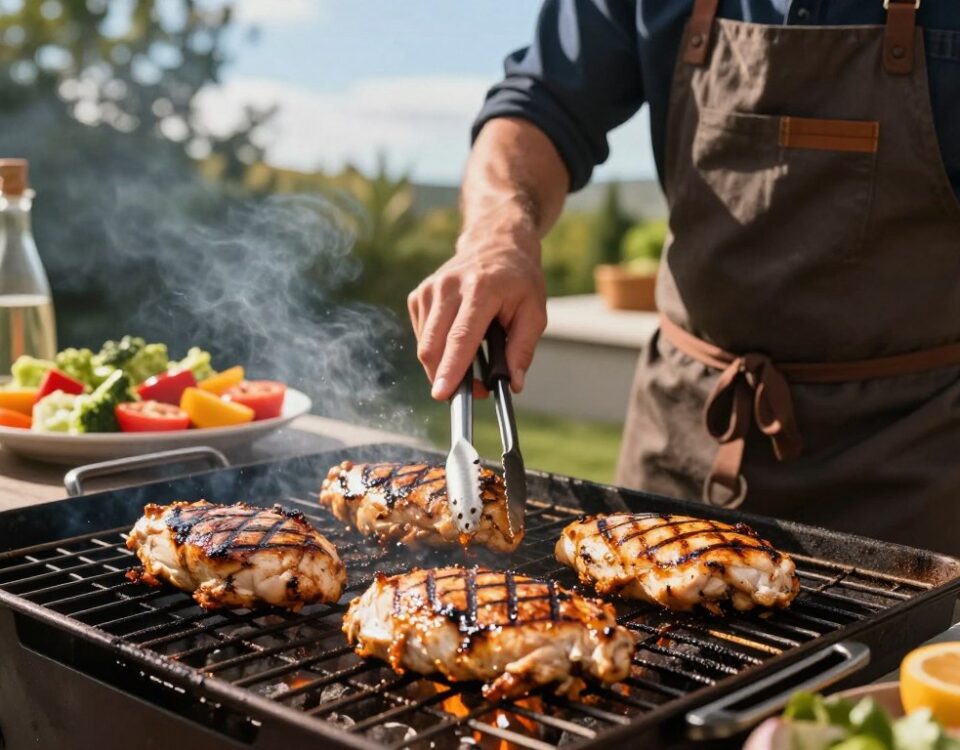 Hähnchenbrust grillen