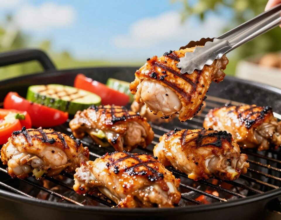 Hähnchenschenkel grillen