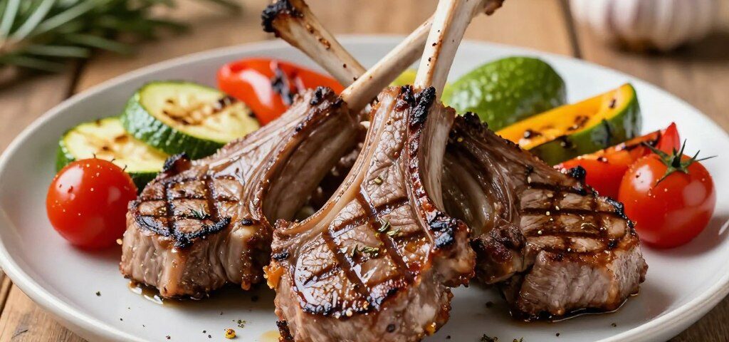 Lammkarree grillen
