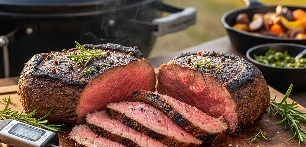 Rinderhüfte auf dem Grill