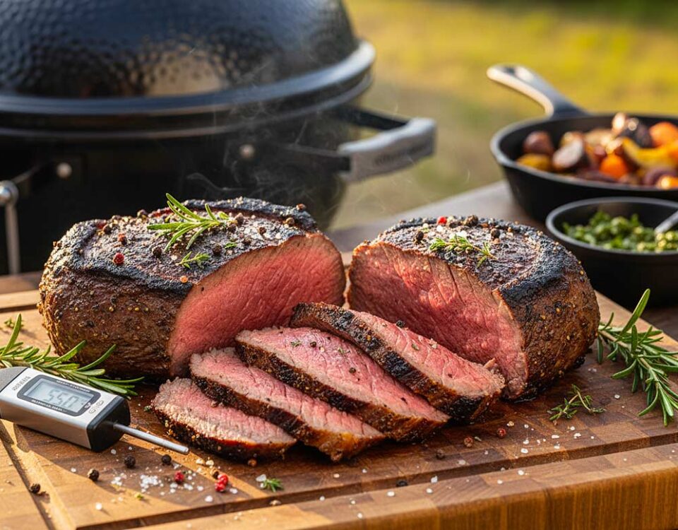 Rinderhüfte auf dem Grill