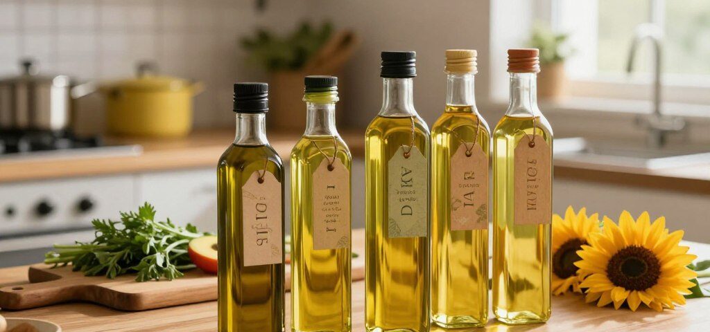 unterschiedliche Öle beim Kochen