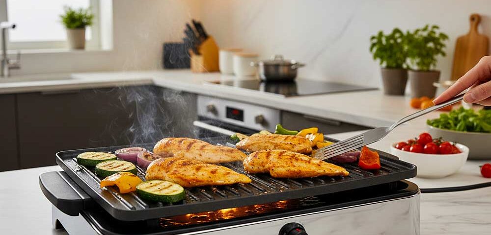 Elektrische Grillplatte