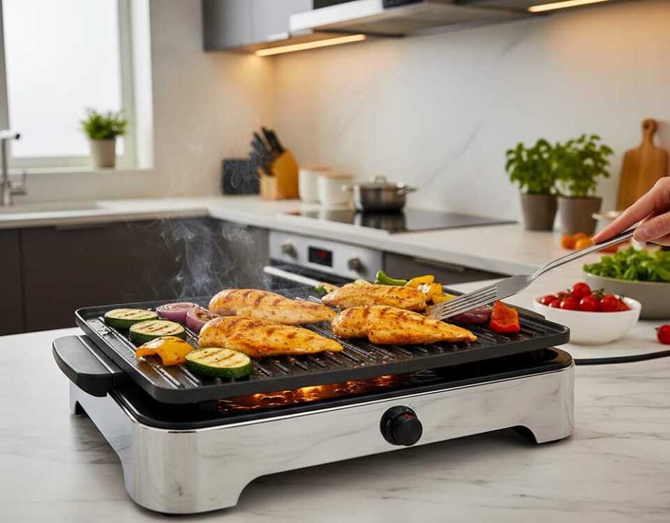 Elektrische Grillplatte