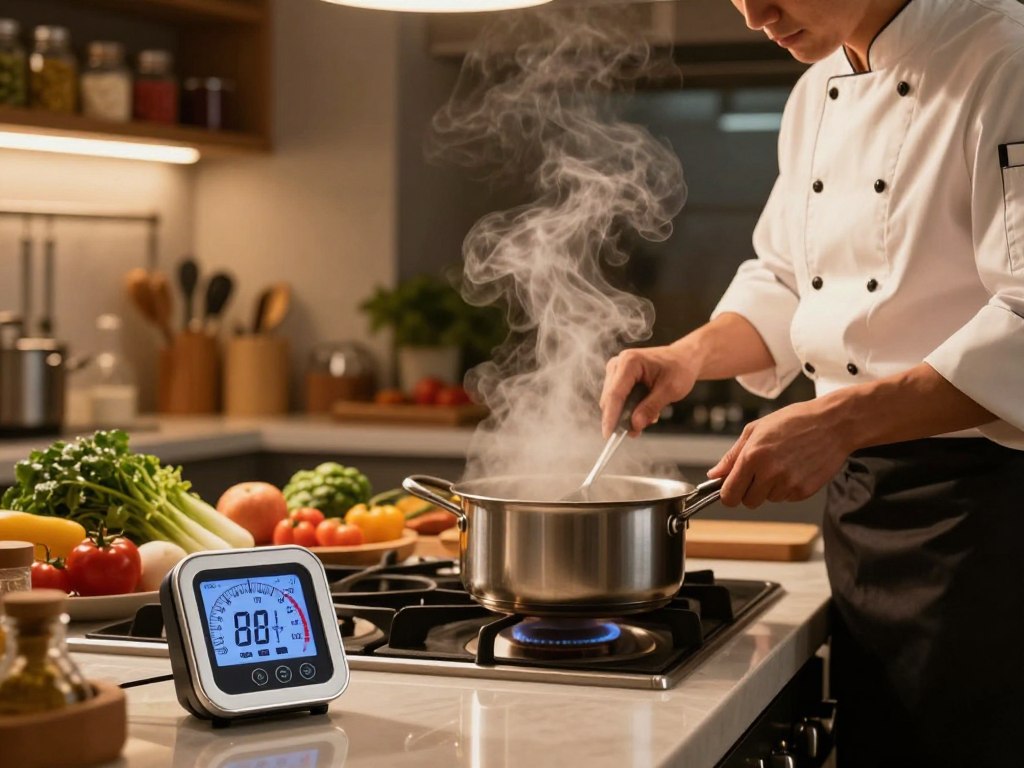 Kochtemperatur Kontrolle