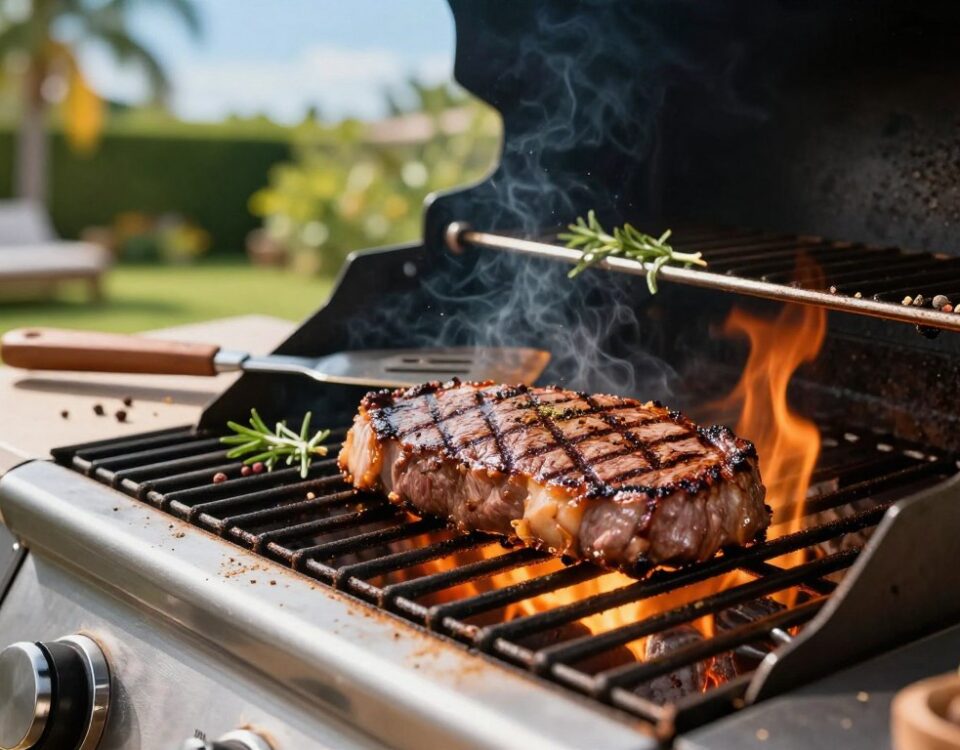 Rinderfilet auf Gasgrill grillen