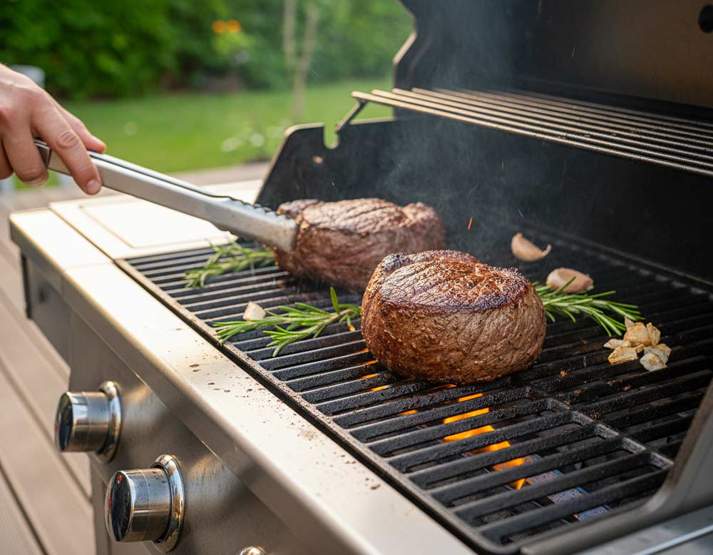 Rinderfilet auf Gasgrill grillen Rinderfilet auf Gasgrill grillen