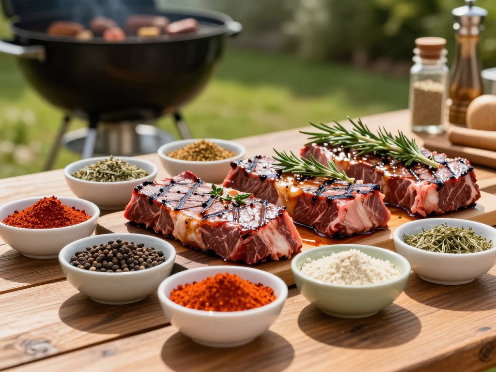 Rinderlende Gewürze Auswahl