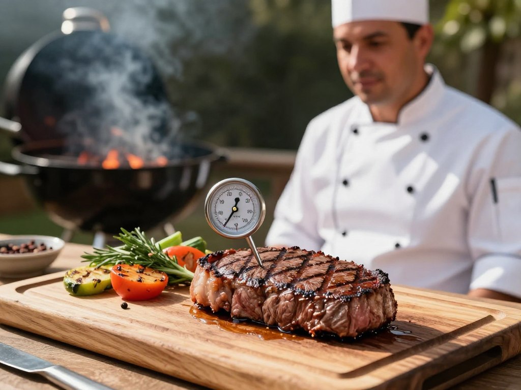 Rinderlende Kerntemperatur Messung