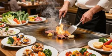 Teppanyaki Platten nutzen