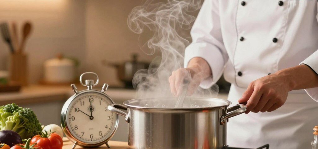 Wasser, Hitze und Zeit beim Kochen