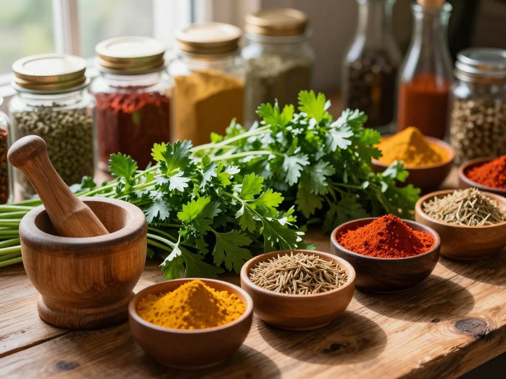 Gewürze und Gewürzkombinationen