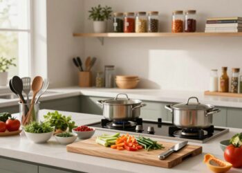 Ordnung den Kochprozess