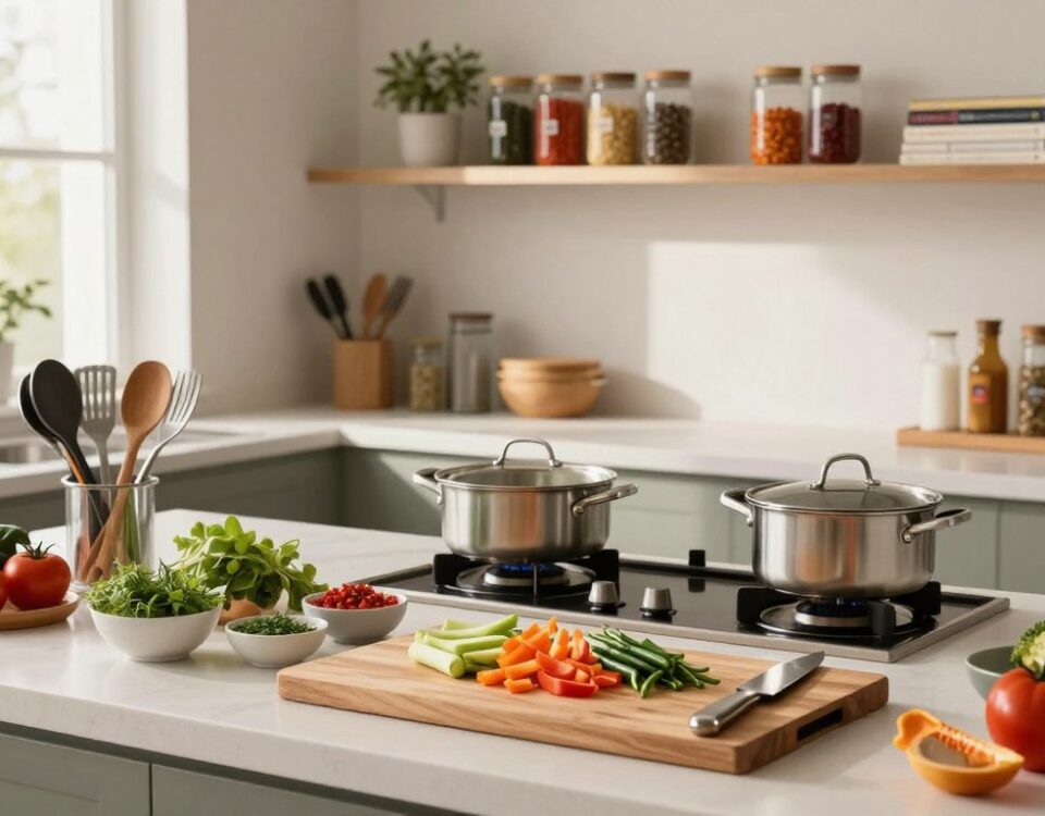 Ordnung den Kochprozess