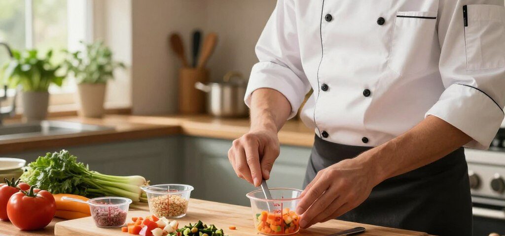Portionsmengen beim Kochen eingeschätzt