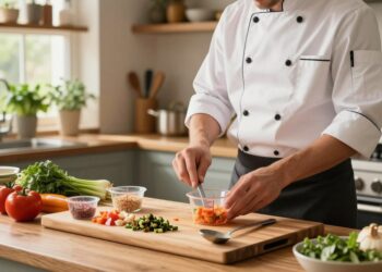 Portionsmengen beim Kochen eingeschätzt
