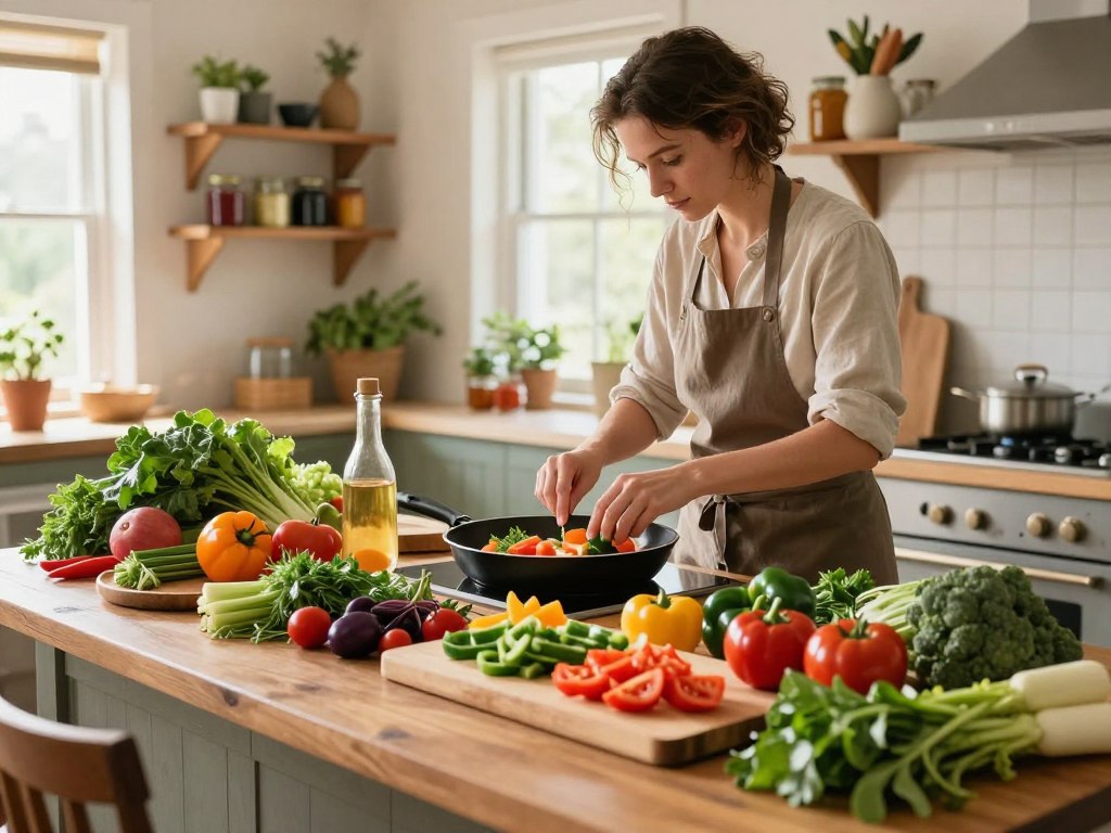 Saisonale Küche und regionale Zutaten