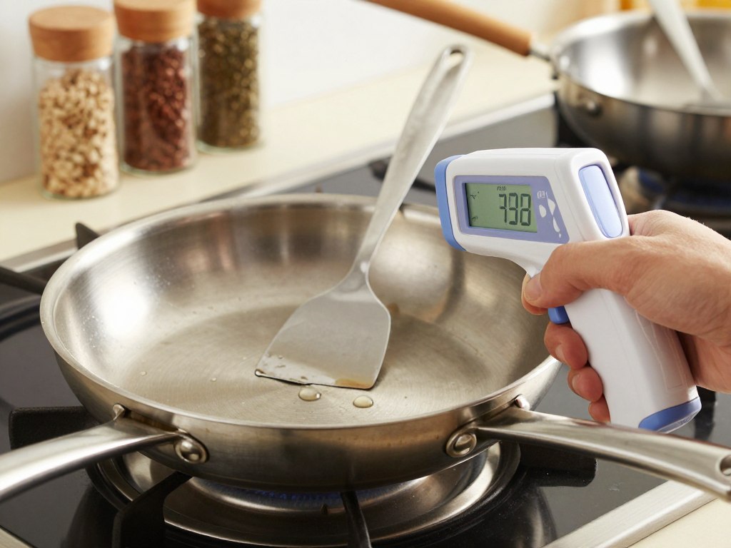 Pfannentemperatur testen Methoden