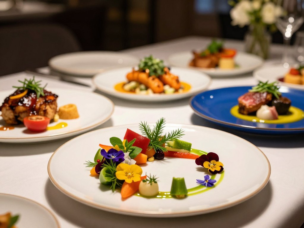 Garnierung und Farbpsychologie im Food-Styling